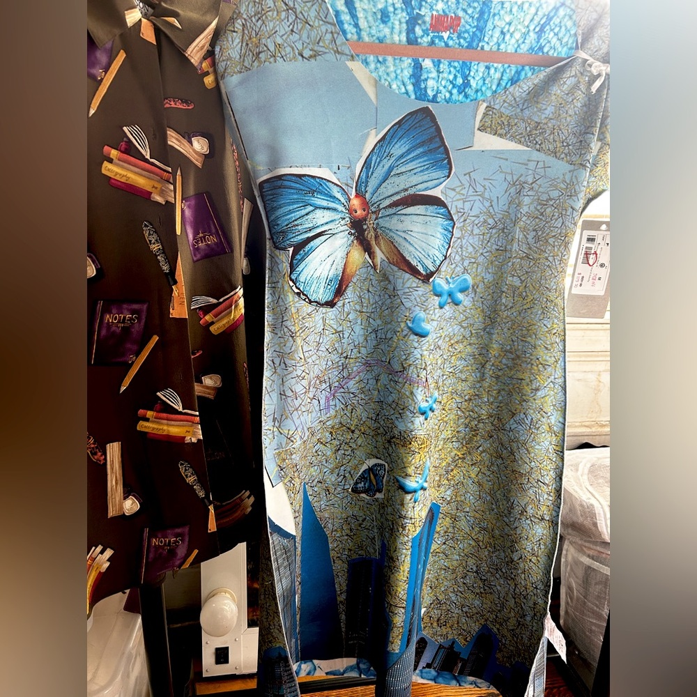 reversible made in tally Anima Pop Dress dead stock NWT size M